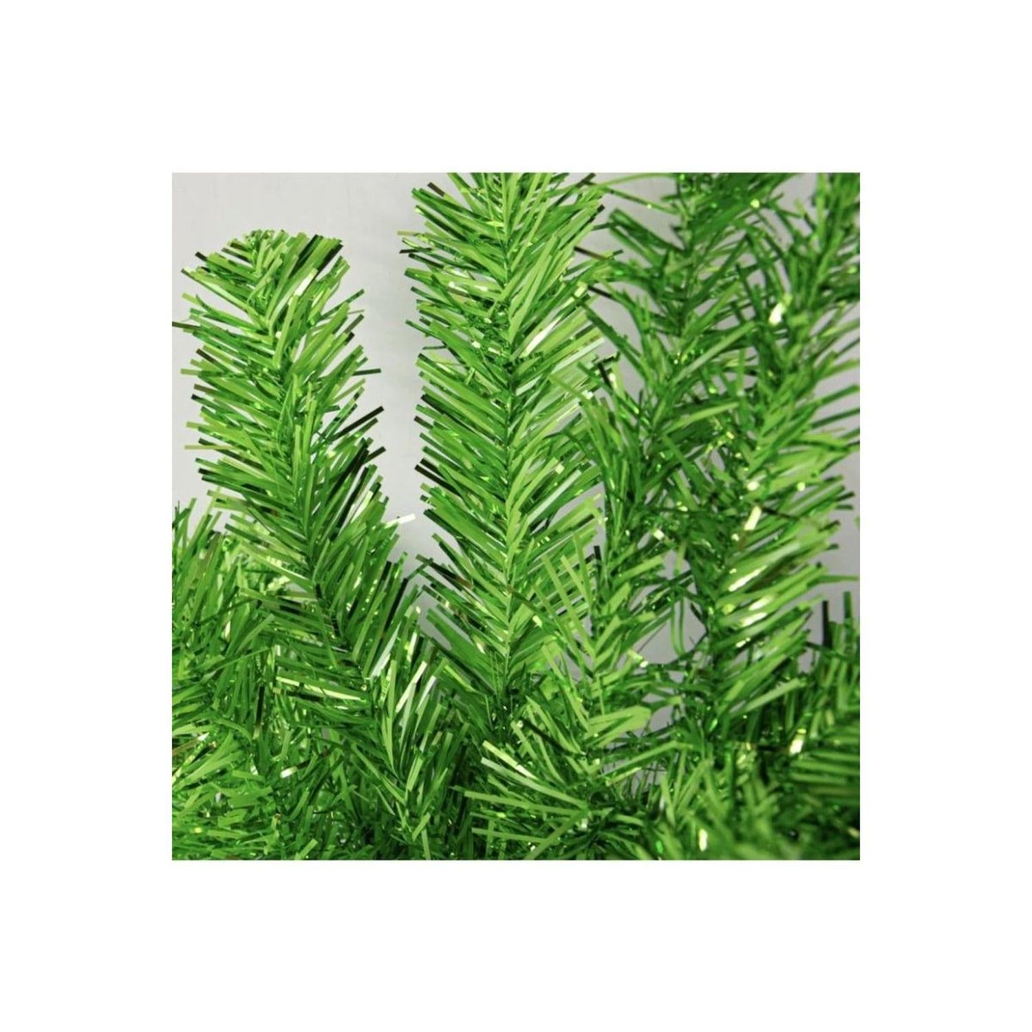 Shop For 9' Green Tinsel Garland, Unlit