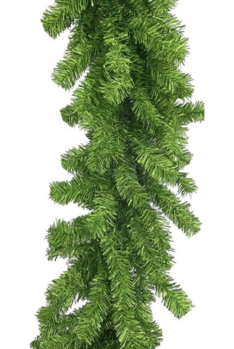 Shop For 9' Green Tinsel Garland, Unlit