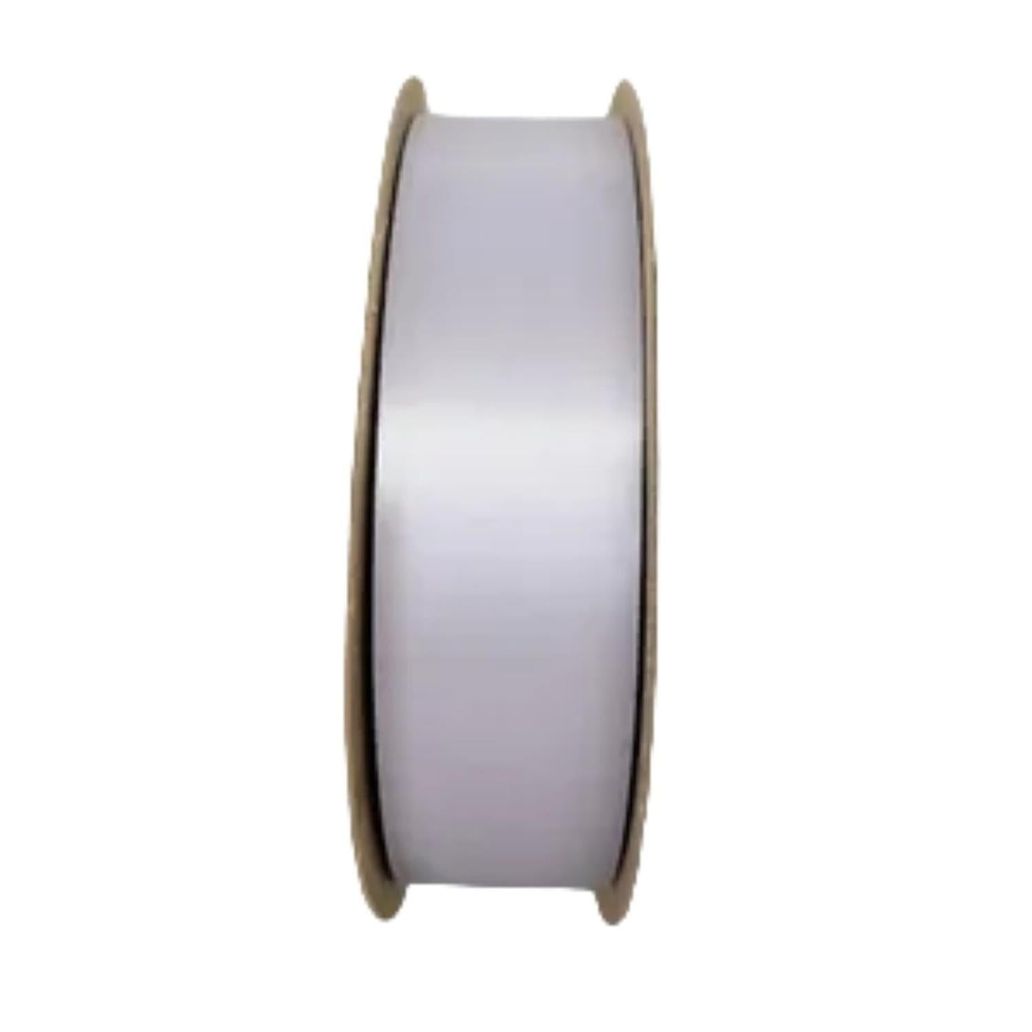 Shop For 9 Lustre Satin Ribbon Non Wired: Silver Gray (100 Yards)