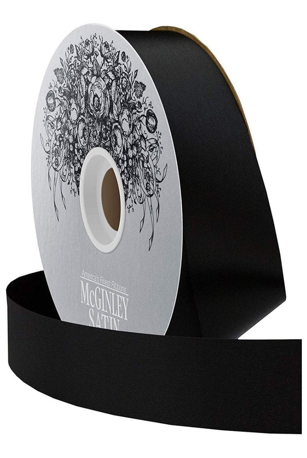 Shop For 9 McGinley Satin Acetate Ribbon Non Wired: Black (100 Yards)