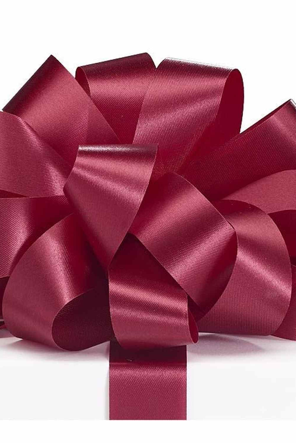 Shop For 9 McGinley Satin Acetate Ribbon Non Wired: Burgundy (100 Yards)