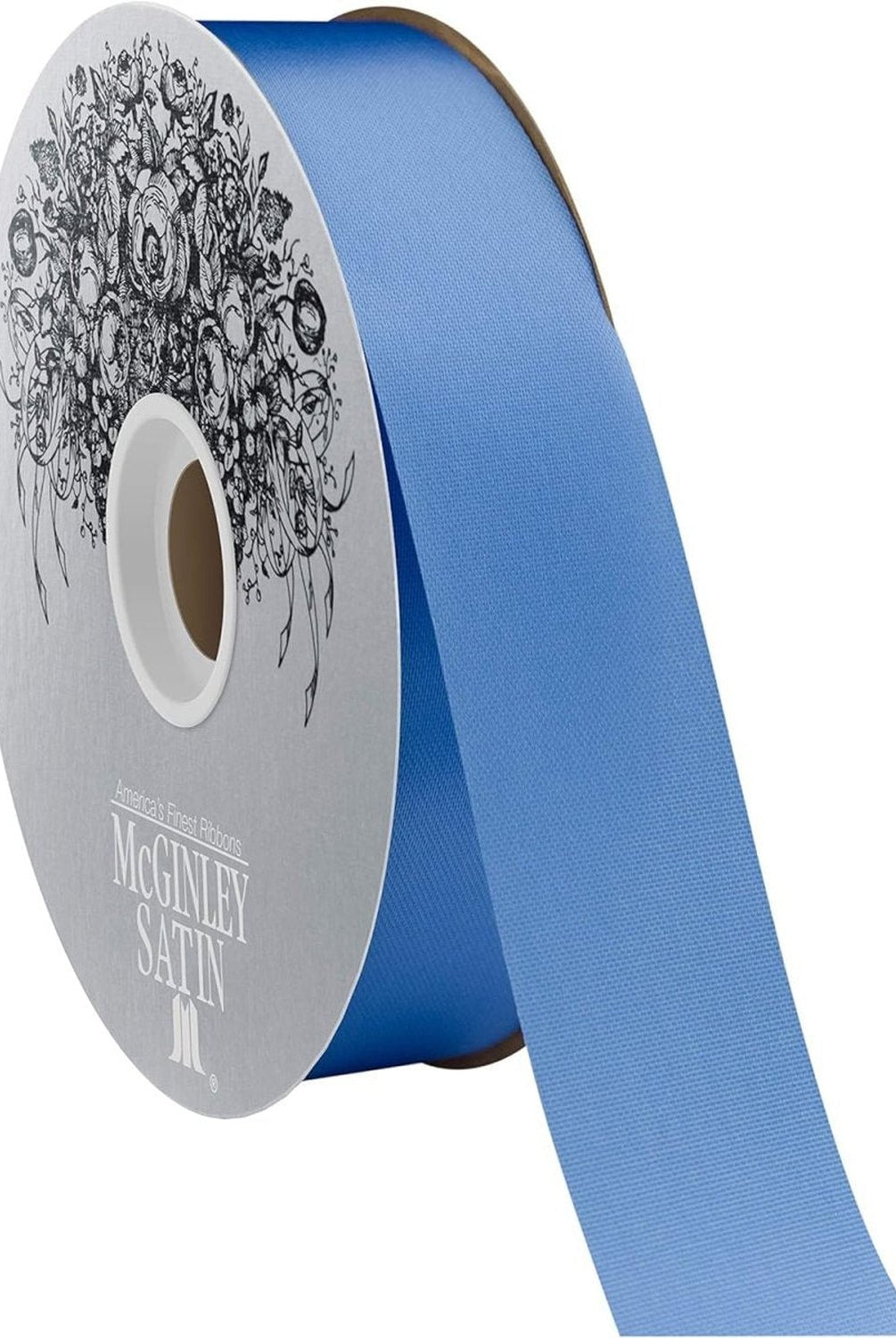 Shop For 9 McGinley Satin Acetate Ribbon Non Wired: Columbia Blue (100 Yards)