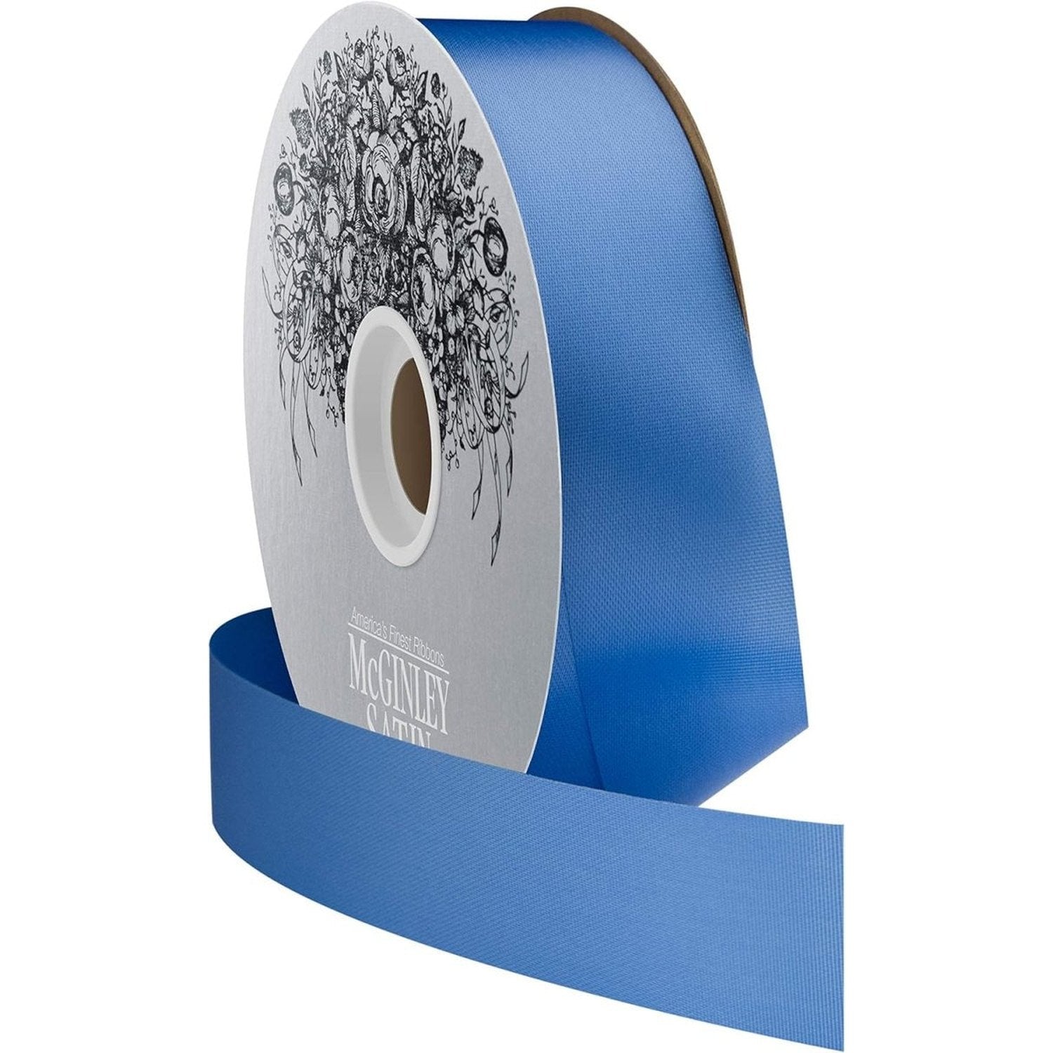Shop For 9 McGinley Satin Acetate Ribbon Non Wired: Columbia Blue (100 Yards)