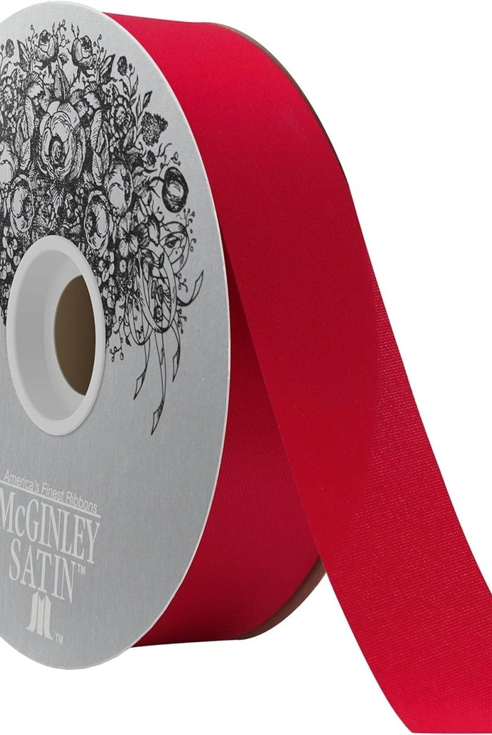 Shop For 9 McGinley Satin Acetate Ribbon Non Wired: Holiday Red (100 Yards)