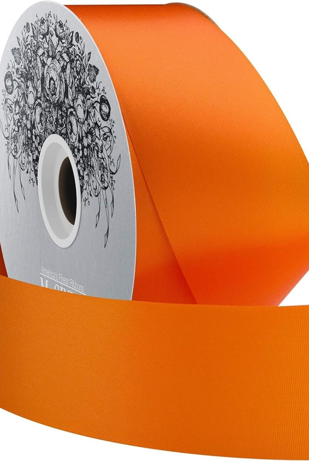 Shop For 9 McGinley Satin Acetate Ribbon Non Wired: Orange (100 Yards)