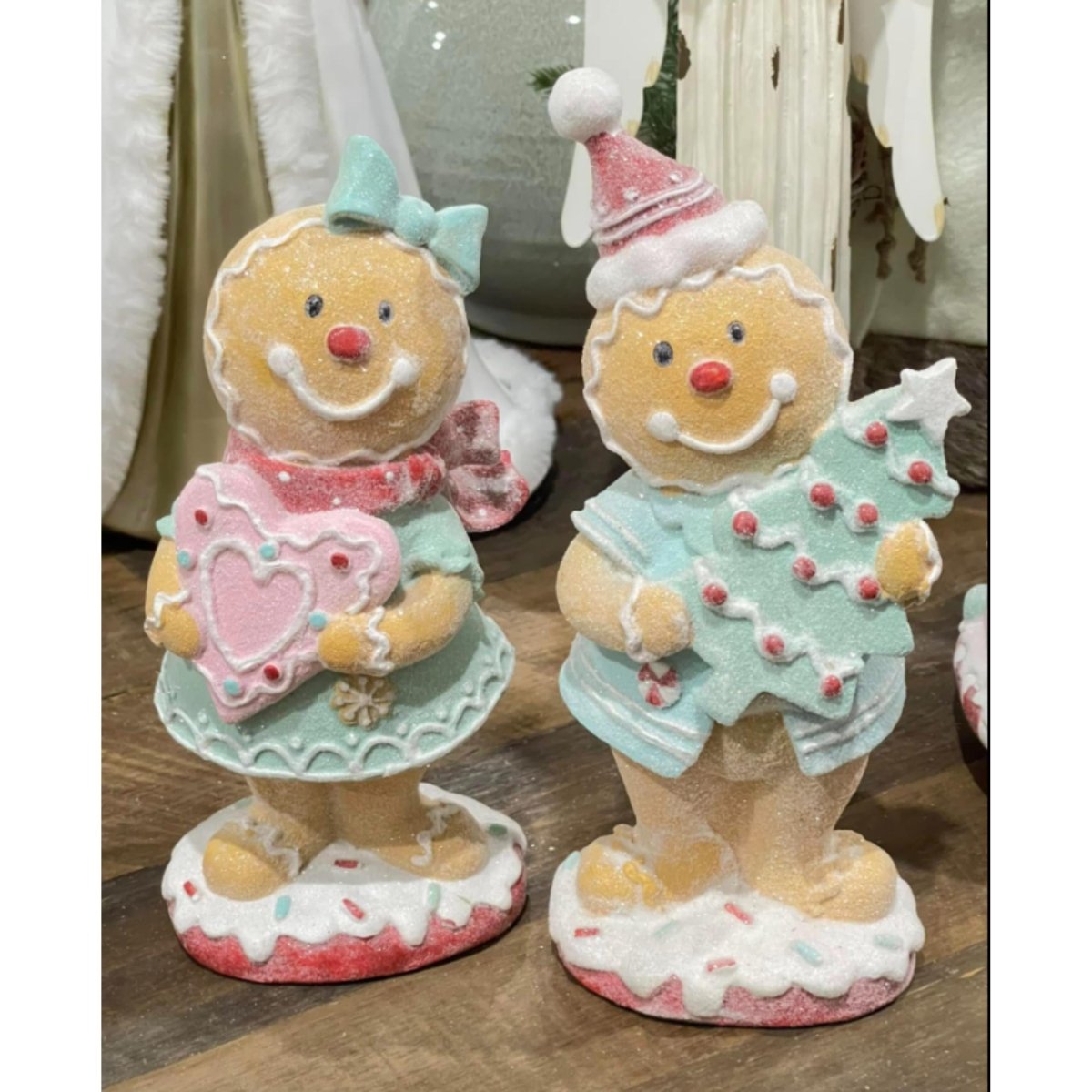 Shop For 9" Pastel Gingerbread Girl Figurine