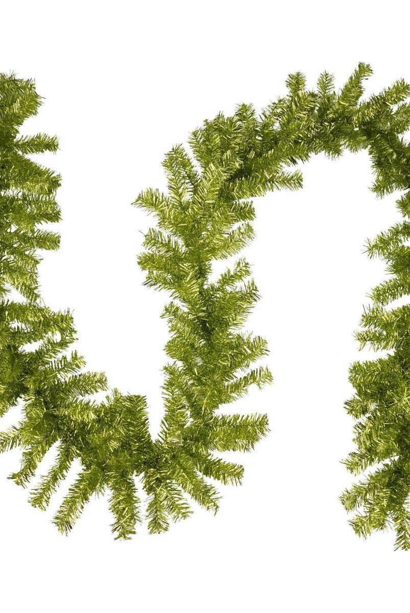 Shop For 9' PVC Pine Garland: Lime Green Unlit