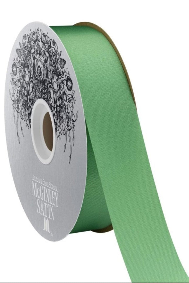 Shop For 9 Satin Acetate Ribbon Non Wired: Emerald (100 Yards)