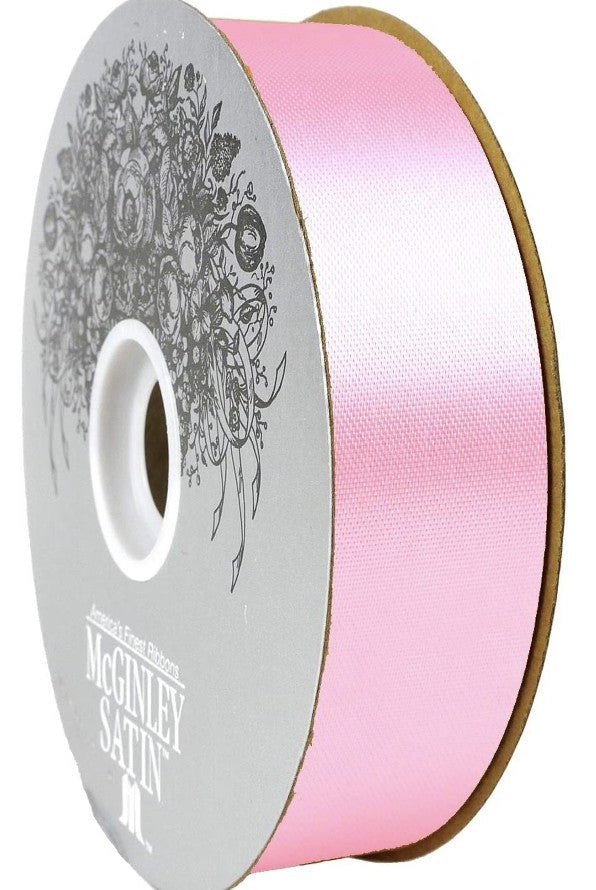 Shop For 9 Satin Acetate Ribbon Non Wired: Pink (100 Yards)