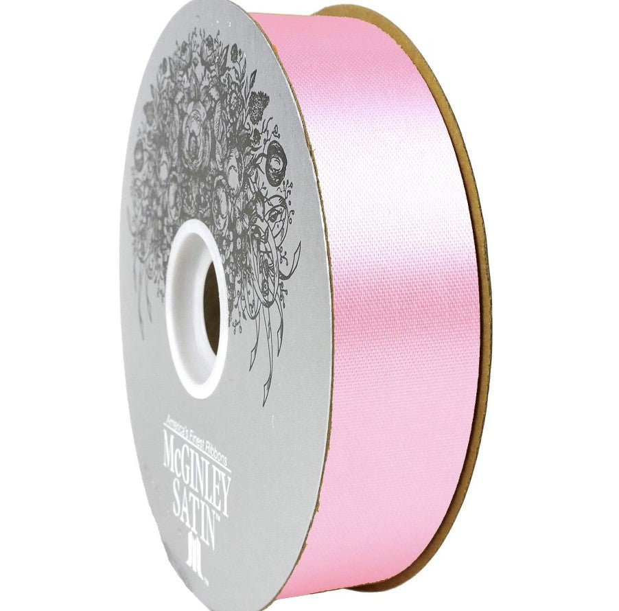 Shop For 9 Satin Acetate Ribbon Non Wired: Pink (100 Yards)