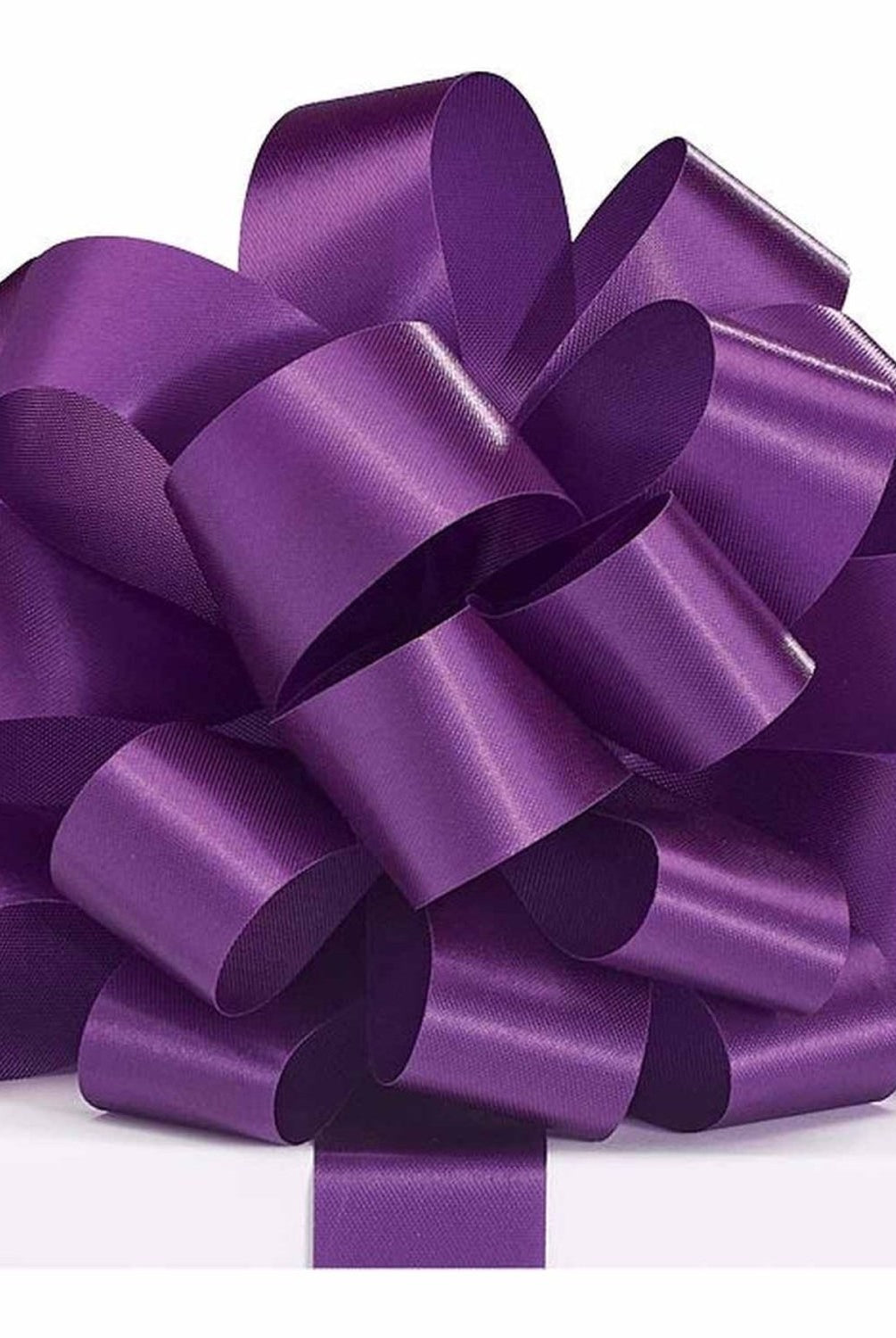 Shop For 9 Satin Acetate Ribbon Non Wired: Plum (100 Yards)