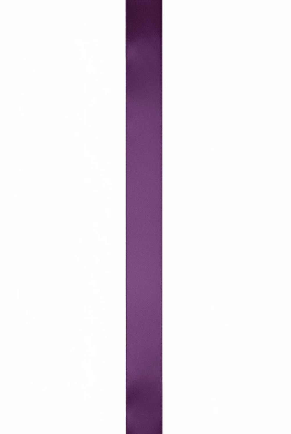 Shop For 9 Satin Acetate Ribbon Non Wired: Plum (100 Yards)