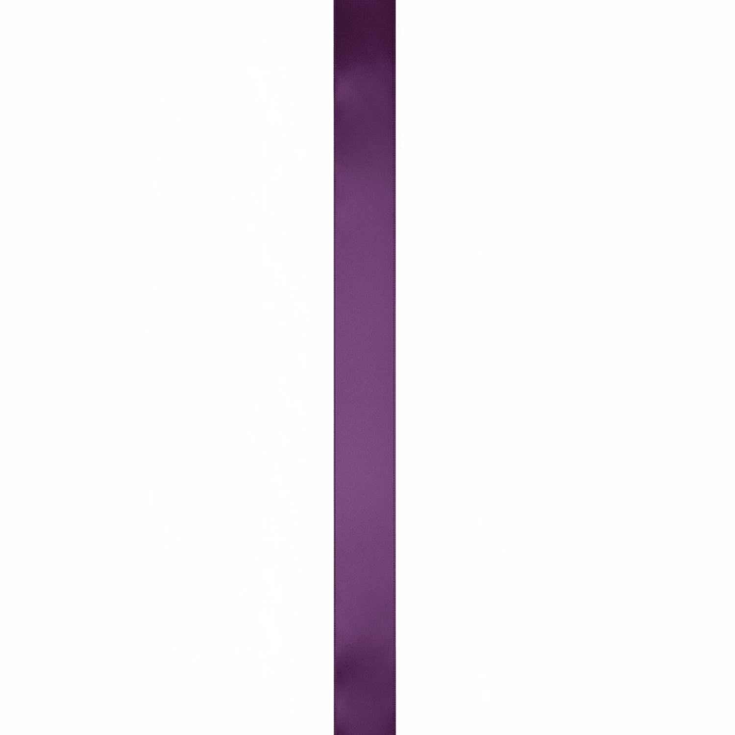 Shop For 9 Satin Acetate Ribbon Non Wired: Plum (100 Yards)