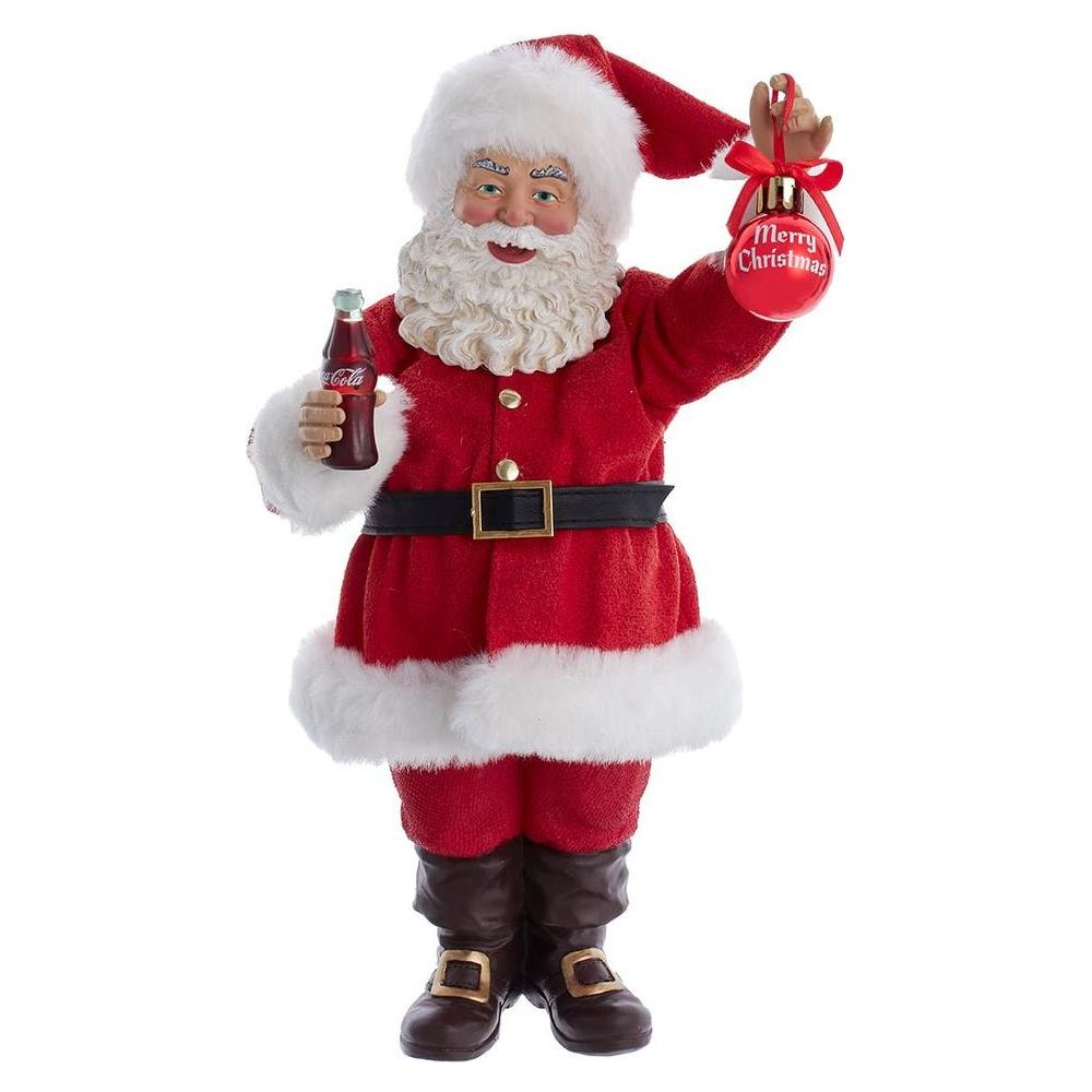 Shop For 9.5" Coca - Cola® Santa Holding Ornament