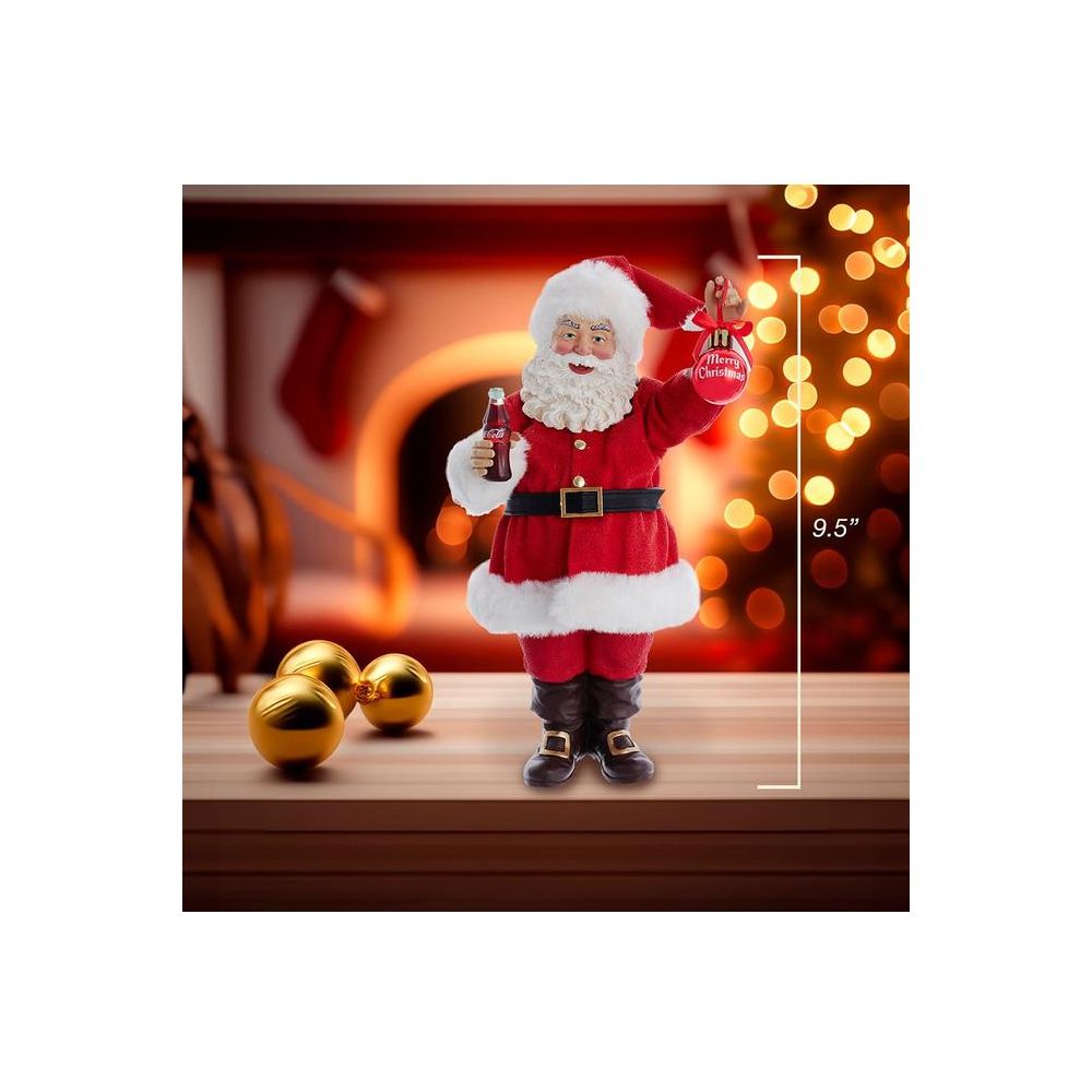 Shop For 9.5" Coca - Cola® Santa Holding Ornament