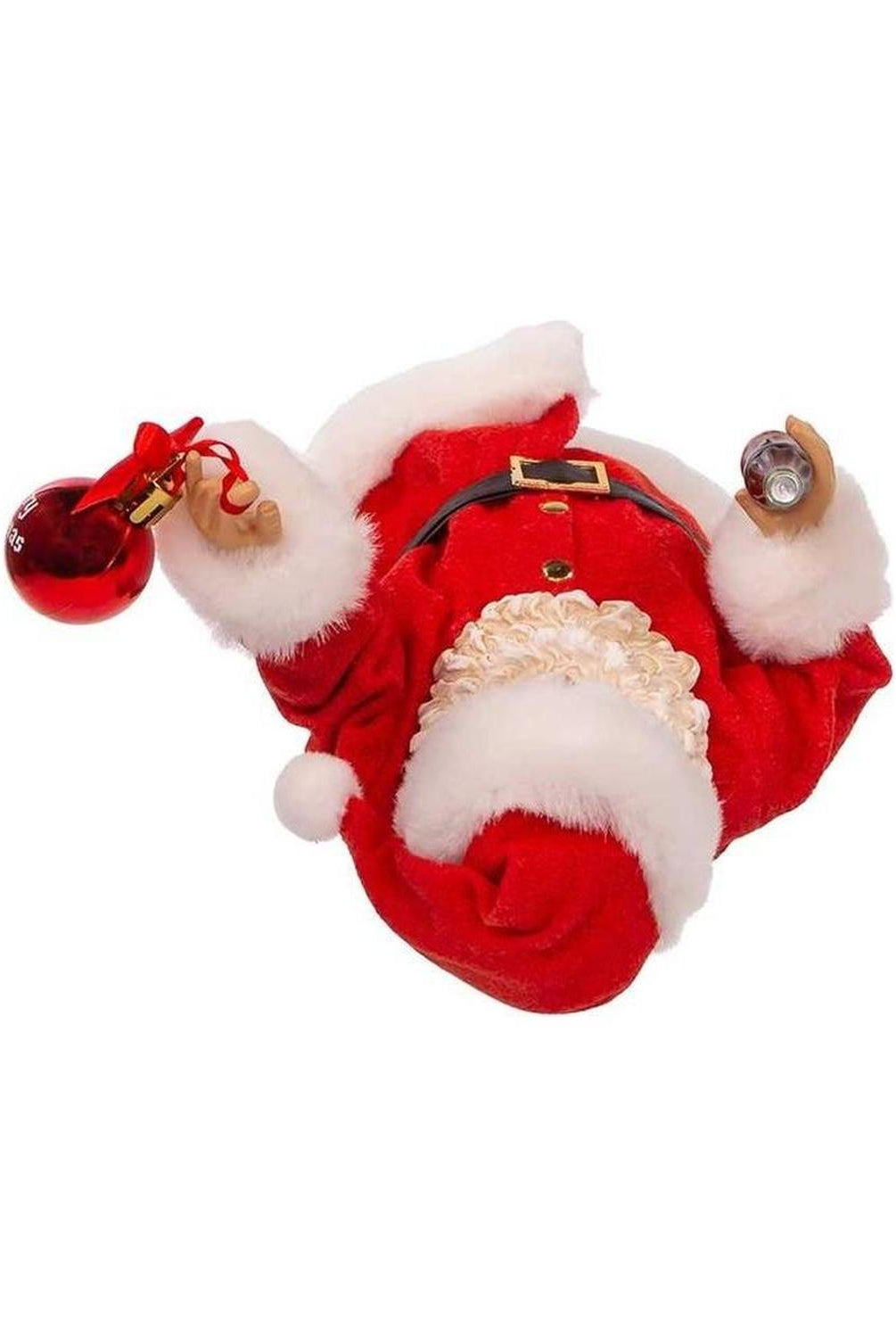 9.5" Coca-Cola® Santa Holding Ornament