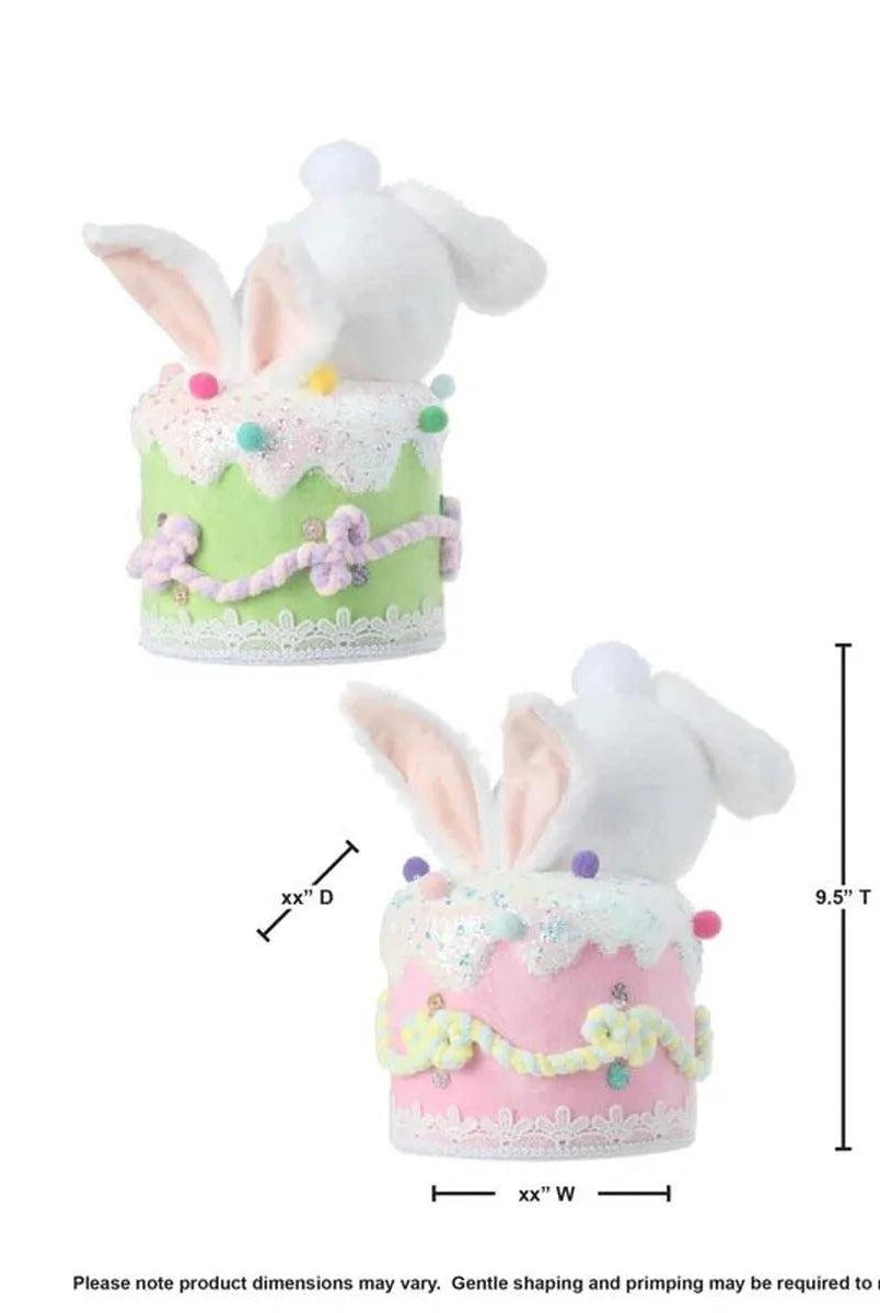 Shop For 9.5" Furry Bottom Cake Bunny