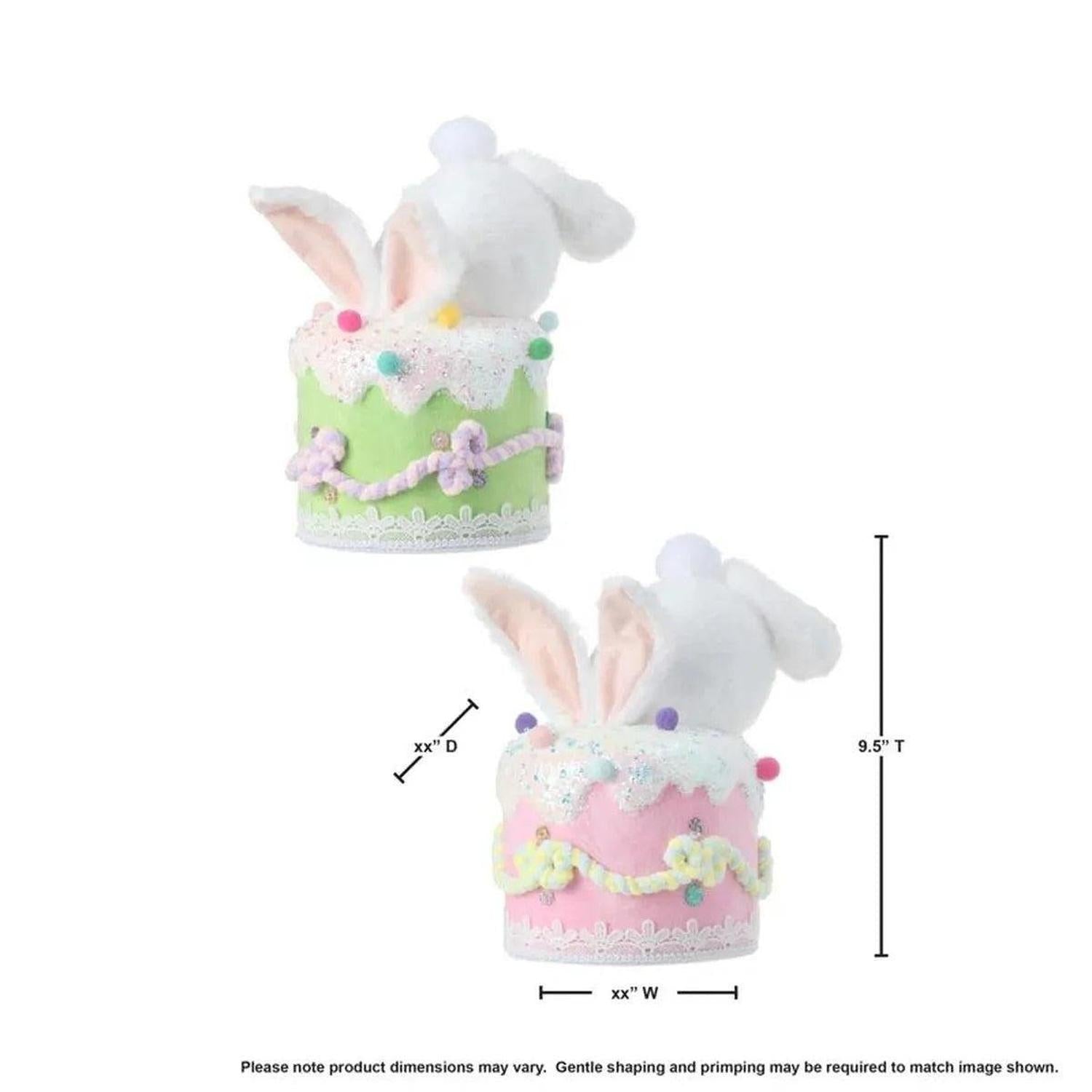 Shop For 9.5" Furry Bottom Cake Bunny