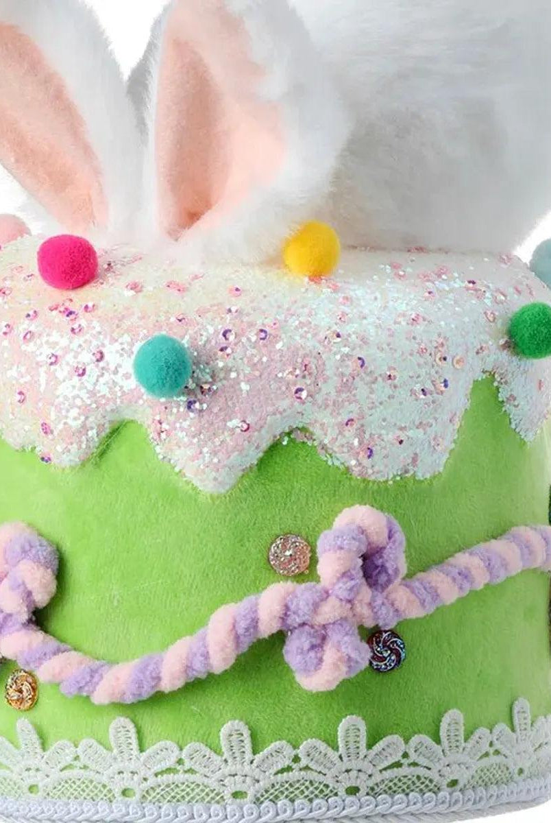 Shop For 9.5" Furry Bottom Cake Bunny