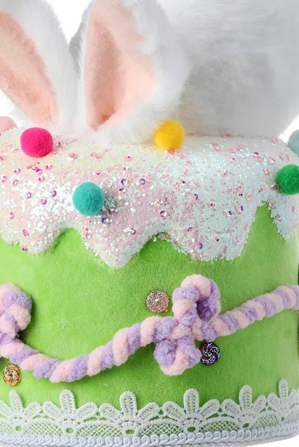 Shop For 9.5" Furry Bottom Cake Bunny