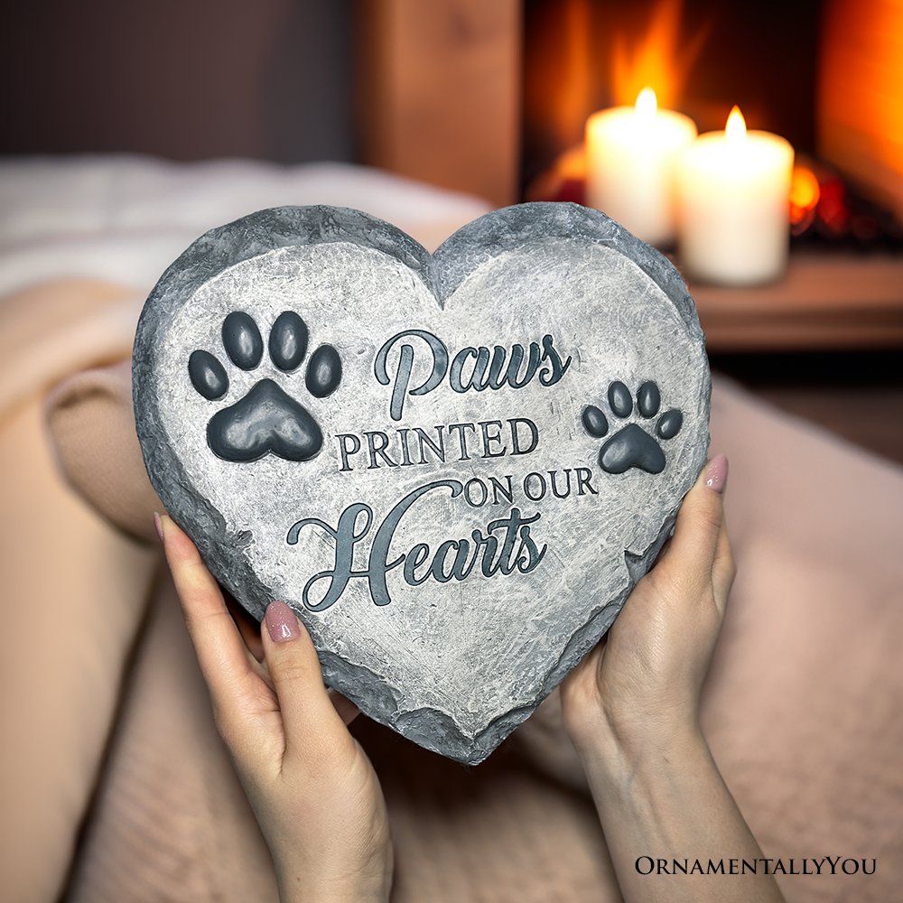 Shop For 9.5" Paws Printed Memorial Stepping Stone for Pet