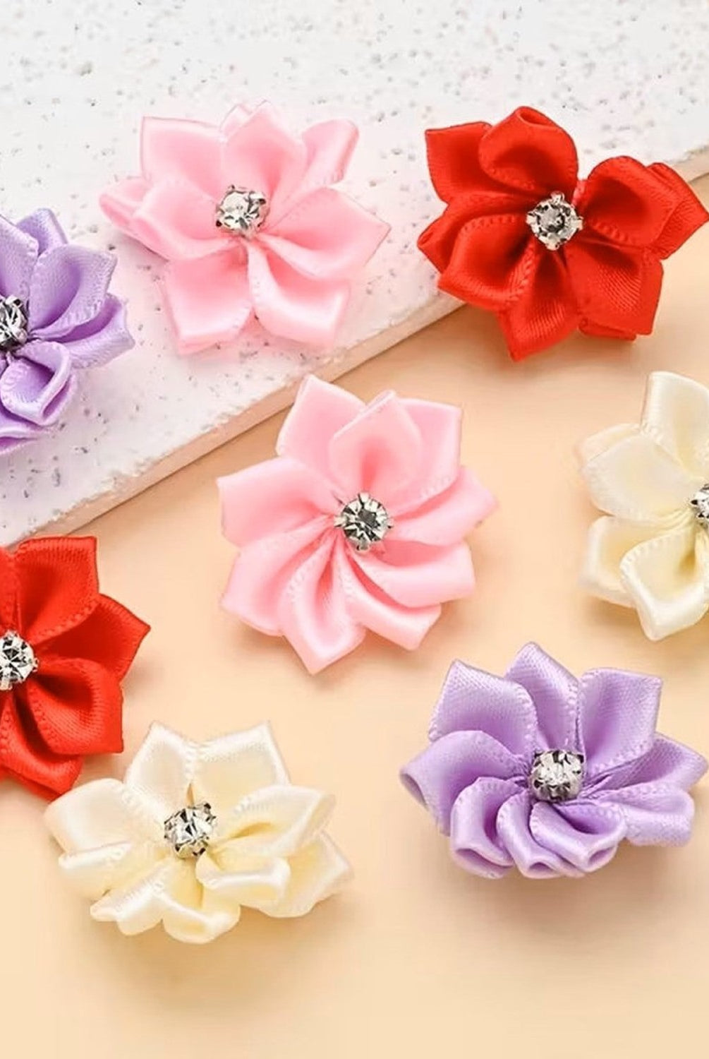 Shop For .98in Homecoming Flower Bows (Assorted Colors)