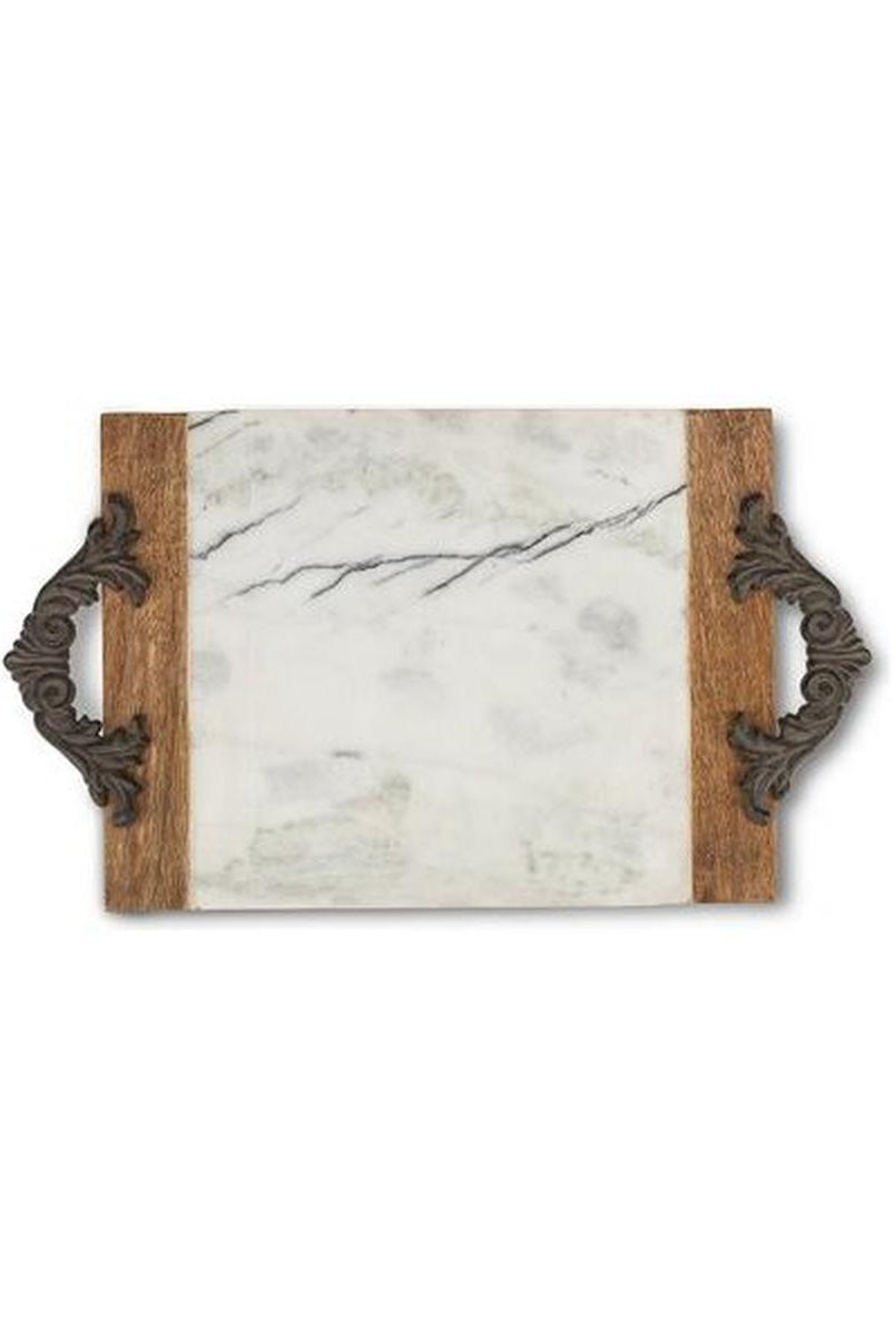 Shop For Acanthus Marble Charcuterie Tray