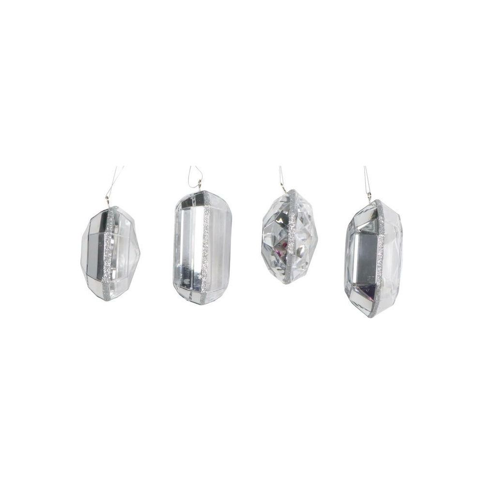 Shop For Acrylic Jewel Assortment Ornament: Crystal (Set 4) at Michelle's aDOORable Creations