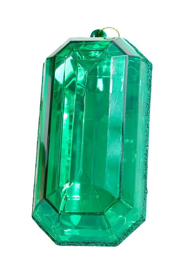 Shop For Acrylic Jewel Assortment Ornament: Emerald (Set 4) at Michelle's aDOORable Creations