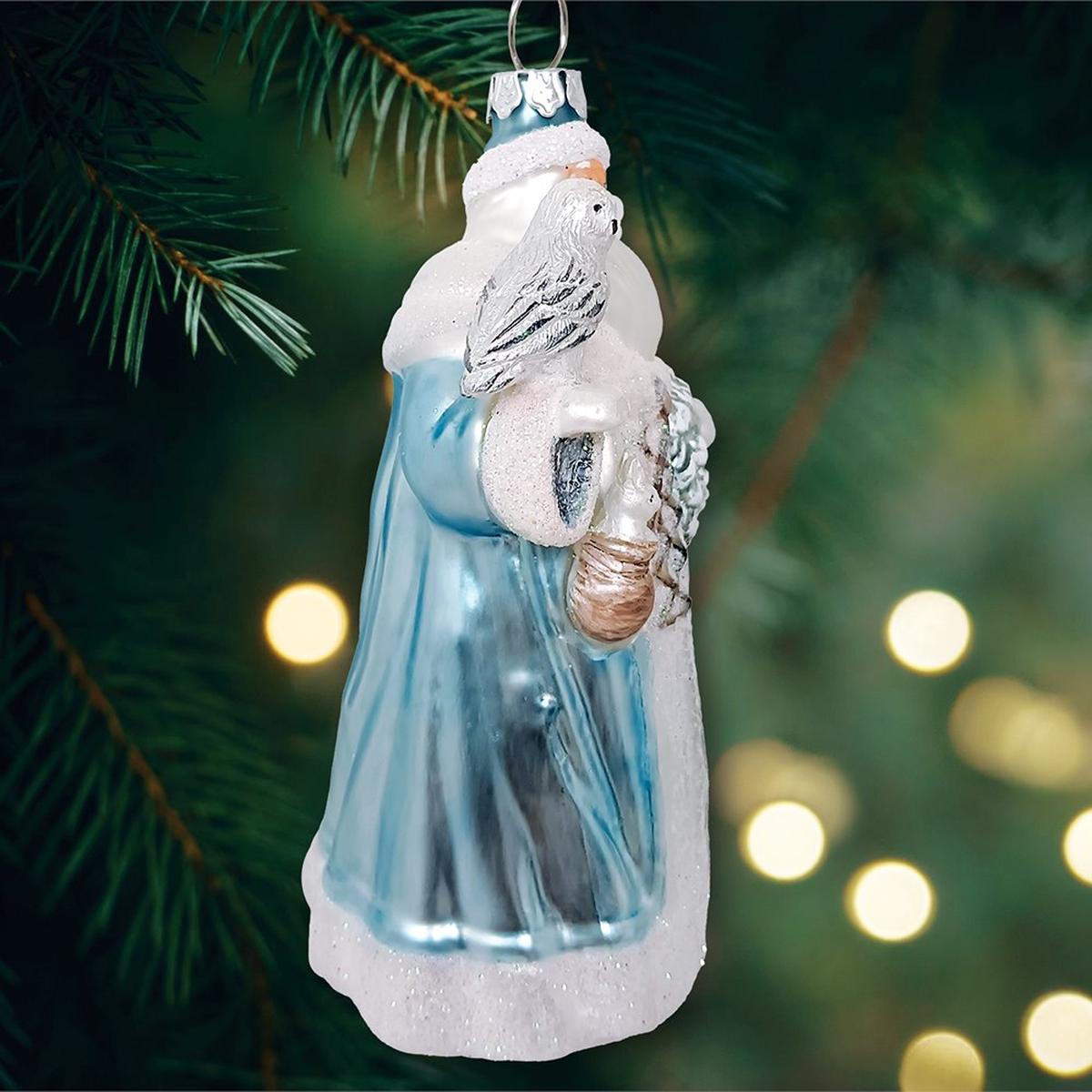 Shop For Arctic Whispers Santa Glass Ornament