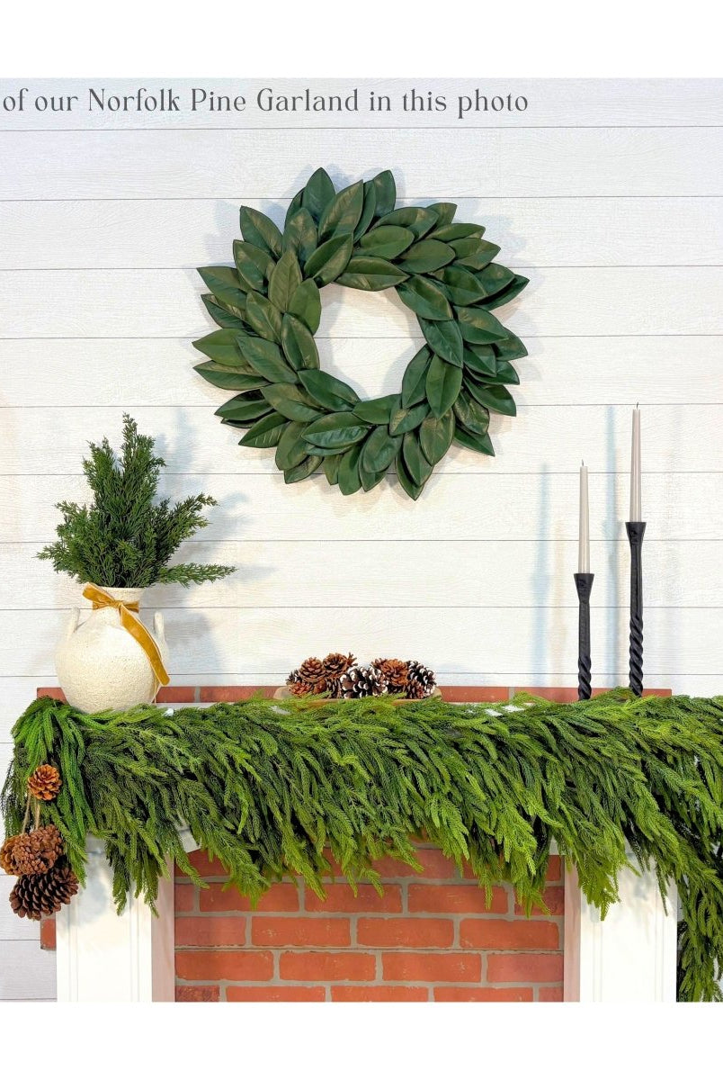 Shop For Artificial 6' Norfolk Pine Garland - Ships Next Day