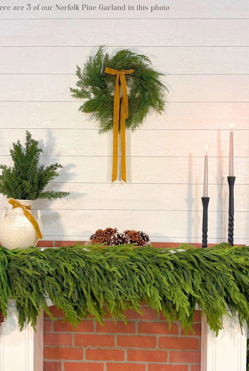 Shop For Artificial 6' Norfolk Pine Garland - Ships Next Day