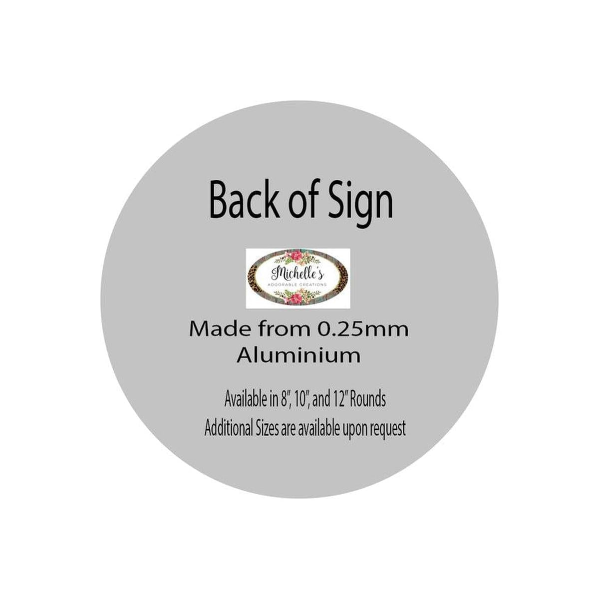 Shop For Baby Boy Bear Announcement Round Sign