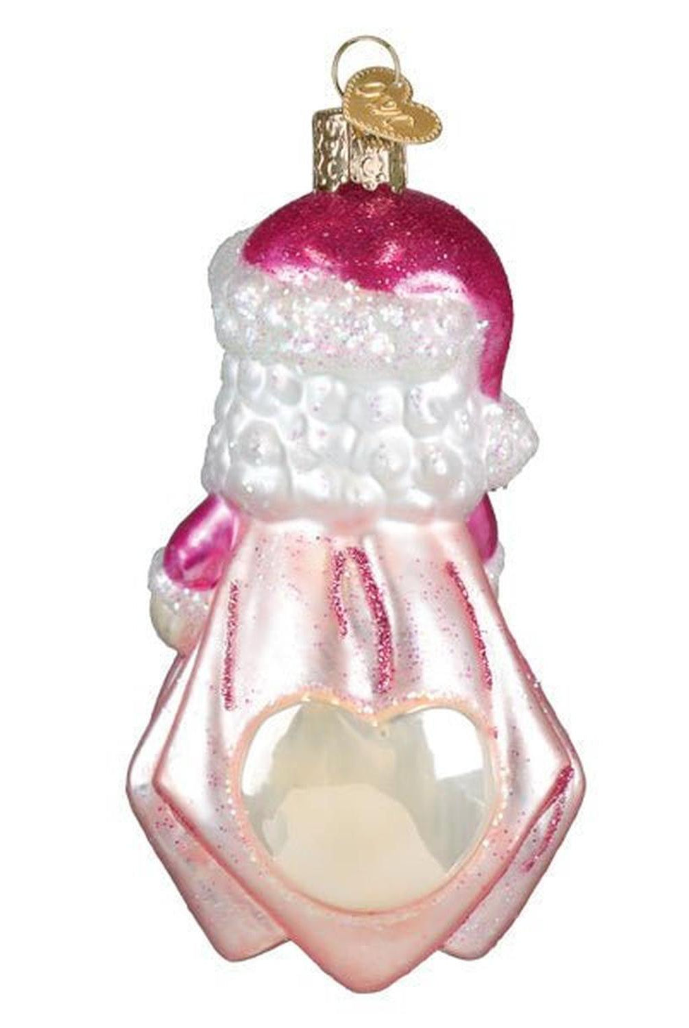 Baby Girl's 1st Santa Lovey Ornament
