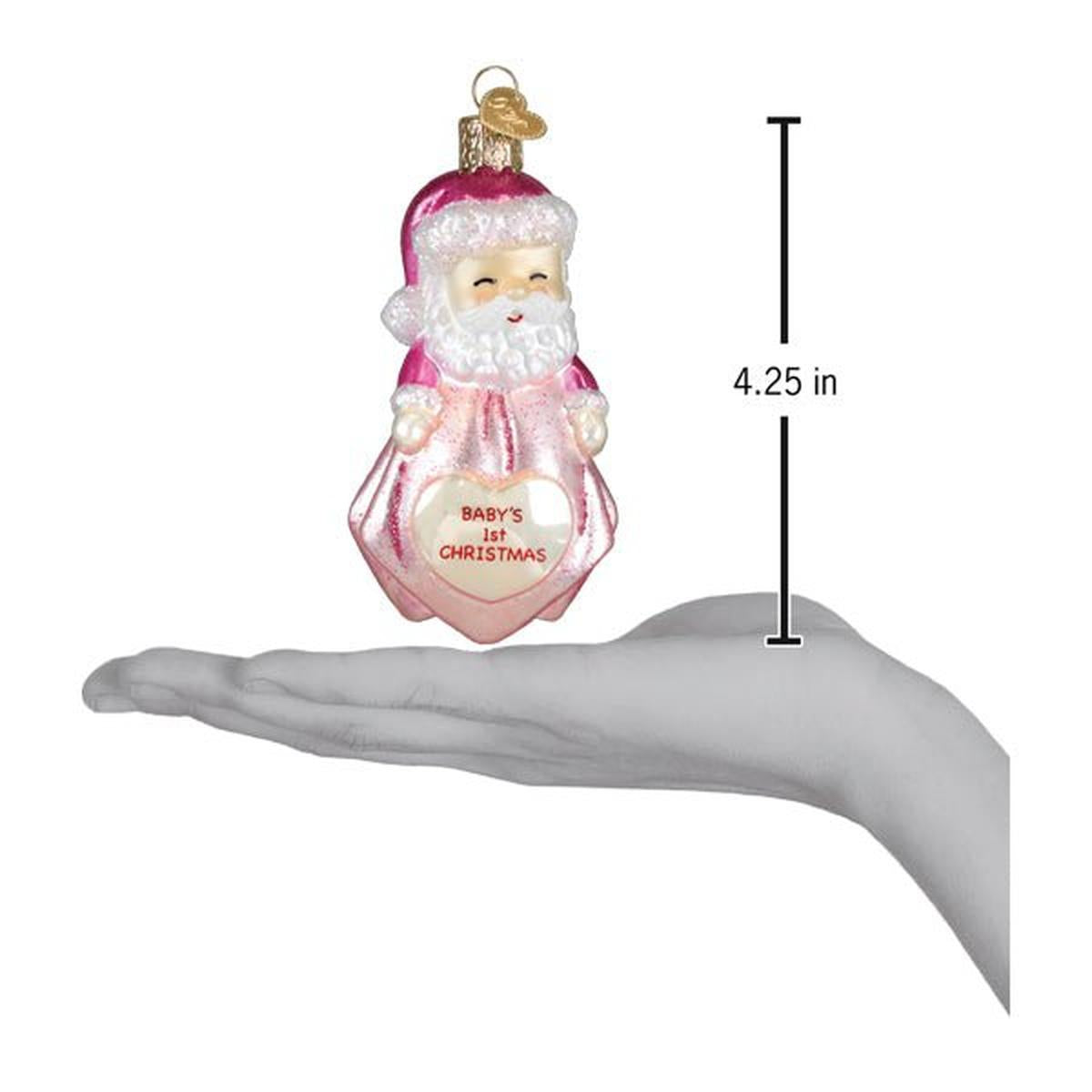 Shop For Baby Girl's 1st Santa Lovey Ornament