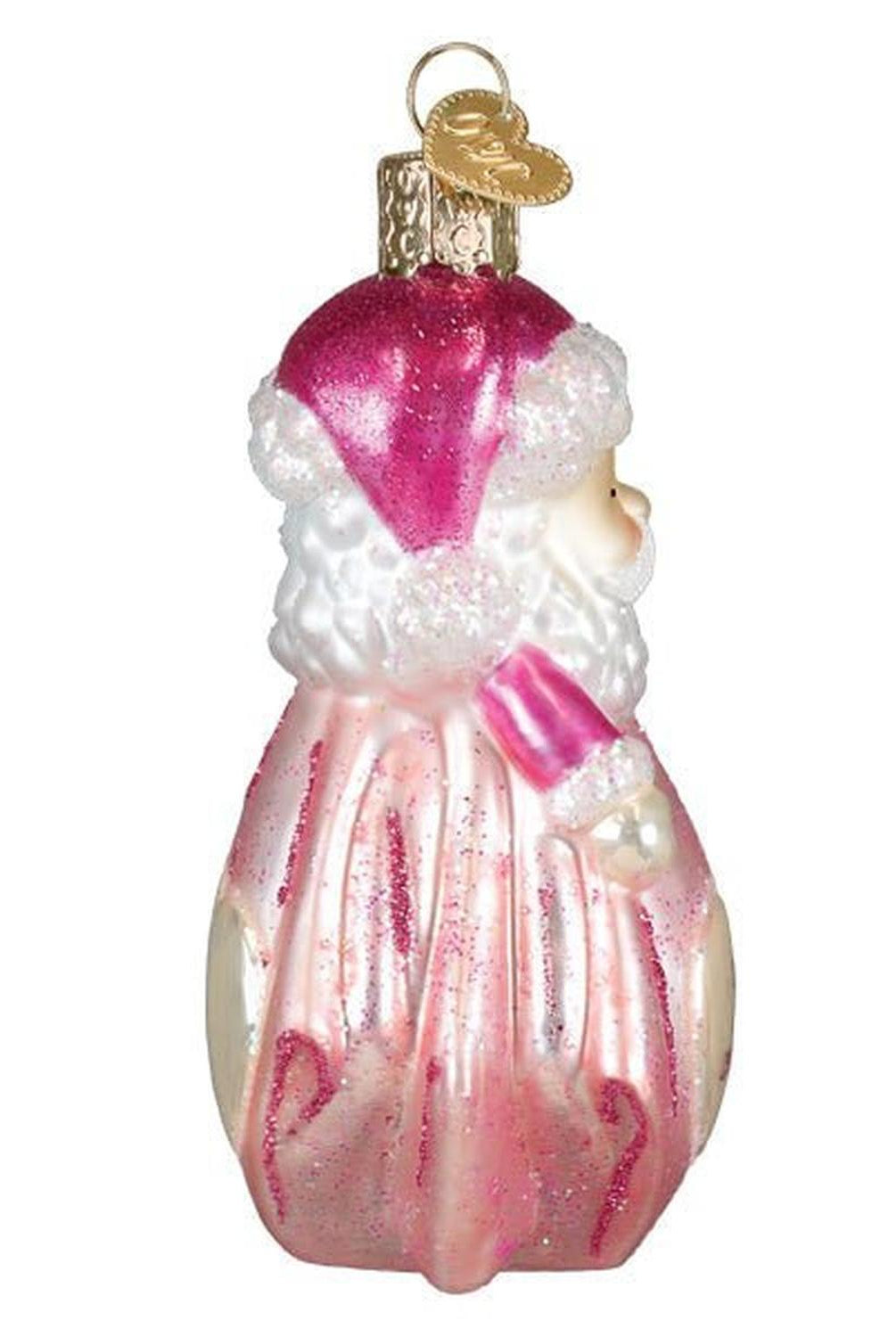 Baby Girl's 1st Santa Lovey Ornament