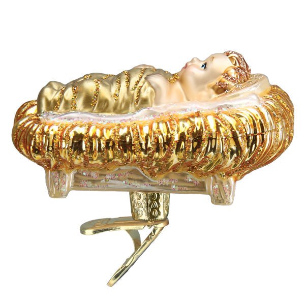 Shop For Baby Jesus In Manger Ornament