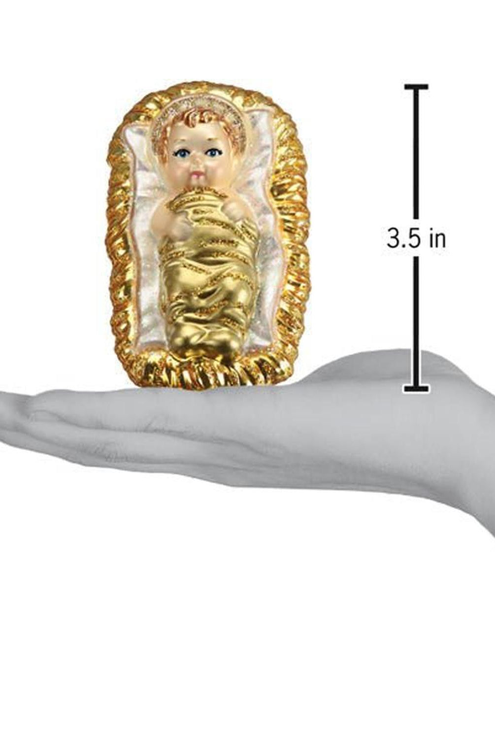 Baby Jesus In Manger Ornament