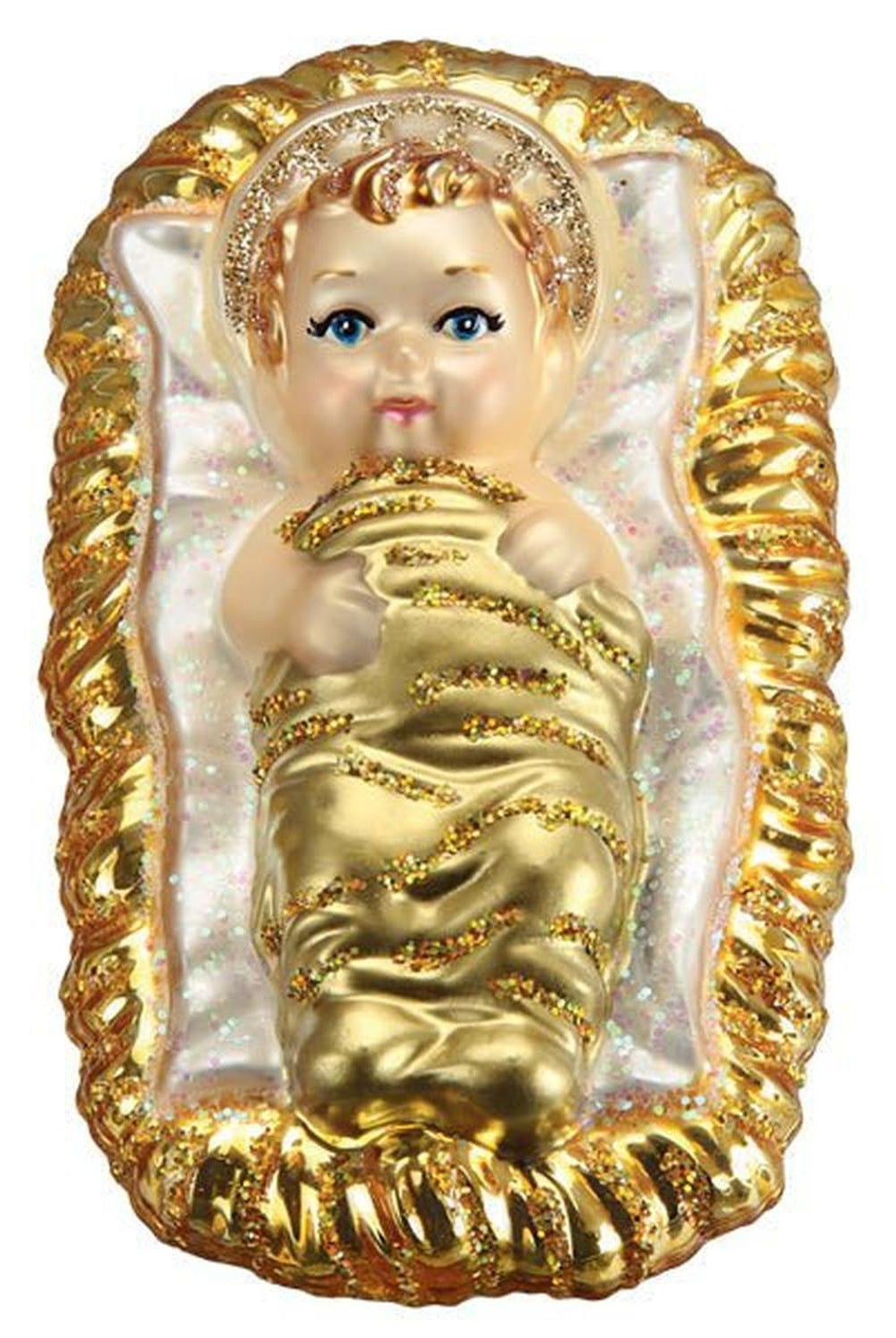 Baby Jesus In Manger Ornament