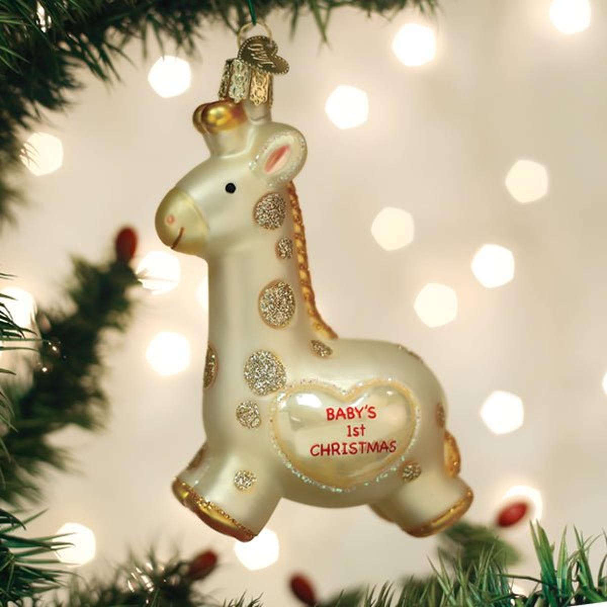 Shop For Baby's First Christmas Giraffe Ornament