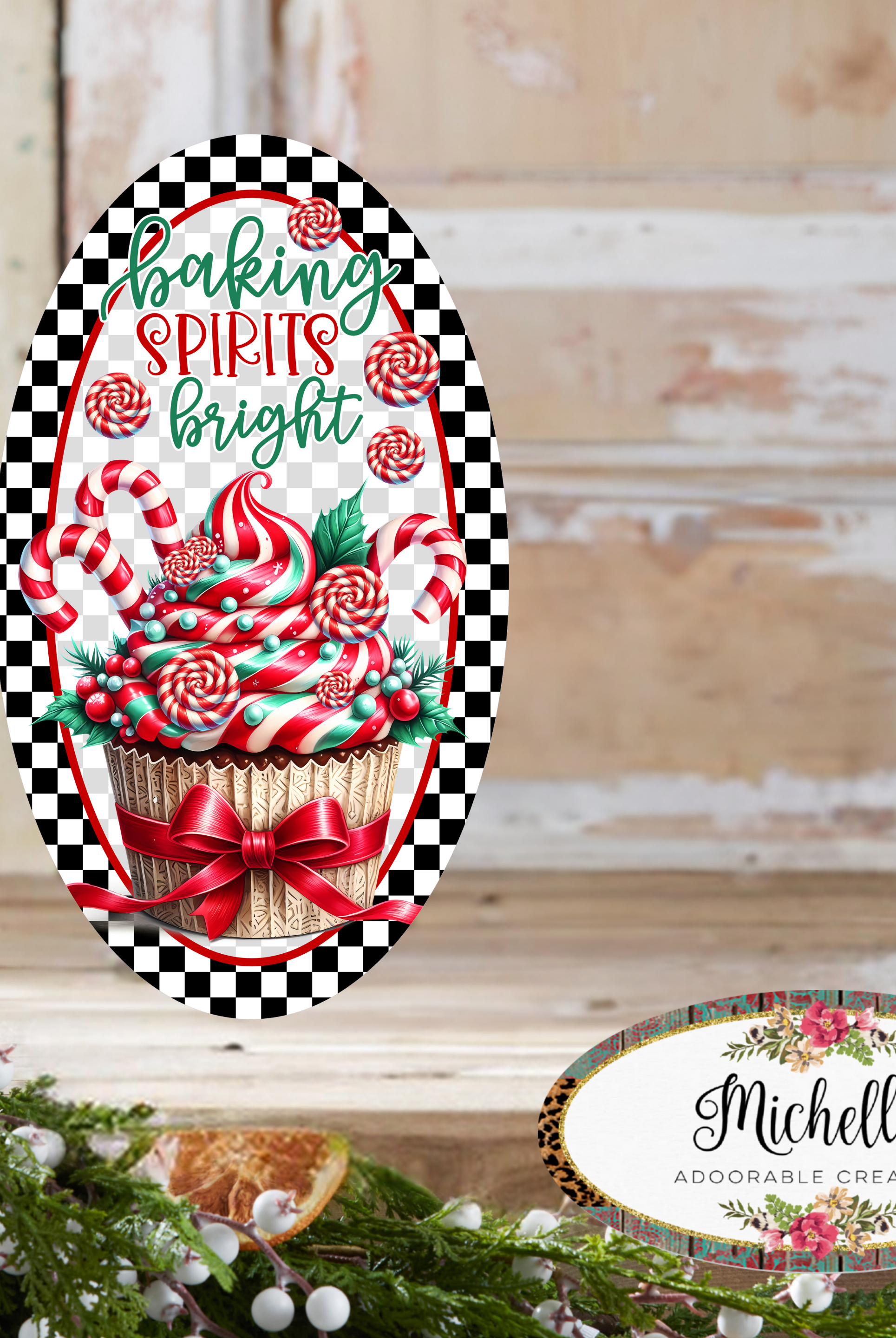 Shop For Baking Spirits Bright Christmas Sign