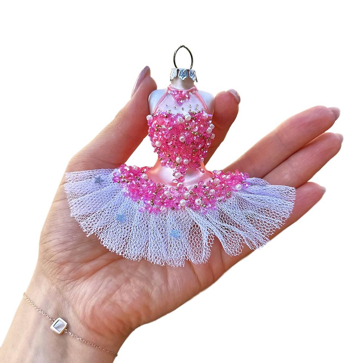 Shop For Ballerina Dress Glass Ornament