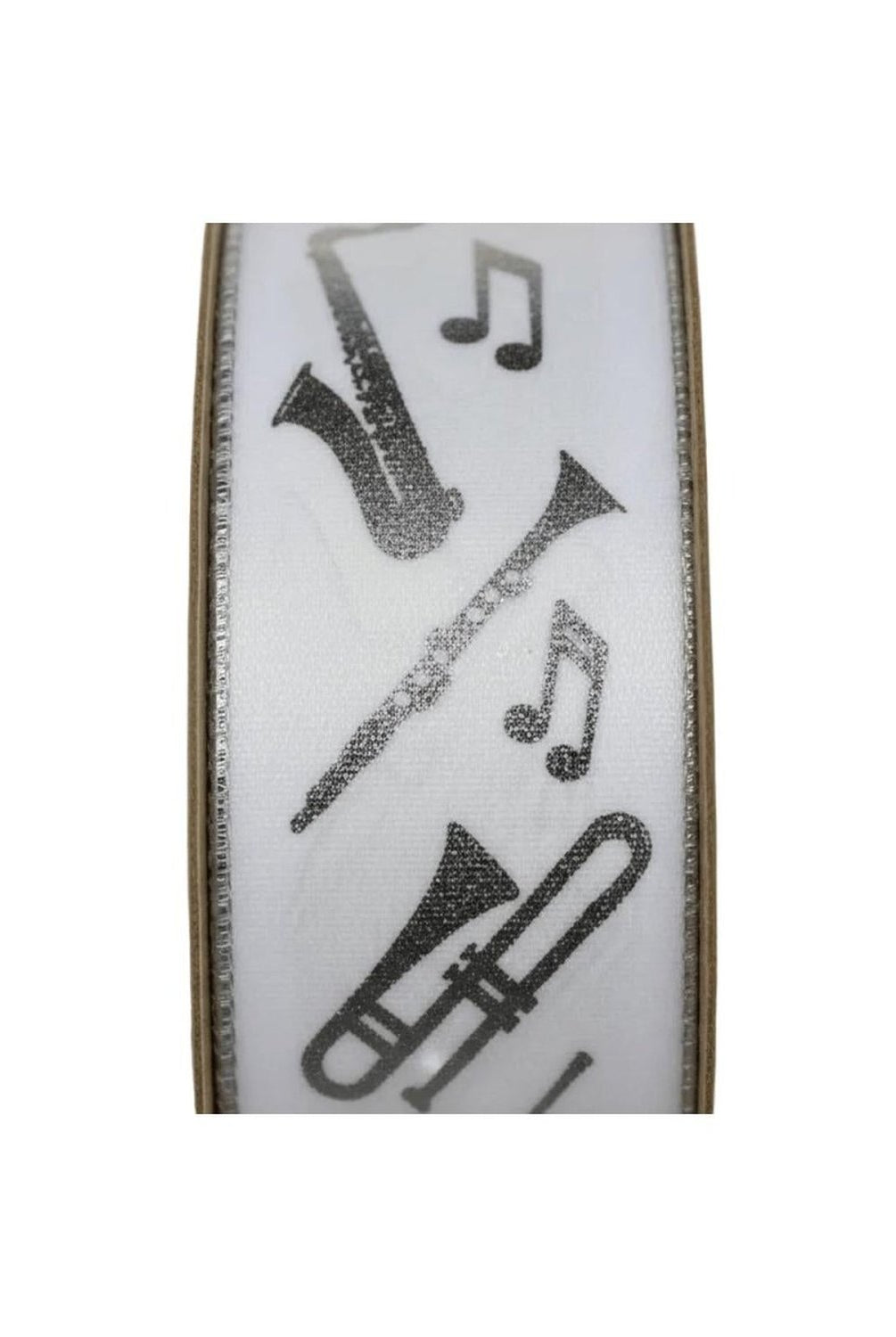 Shop For Band Imprint 9 Ribbon: White (100 Yards)