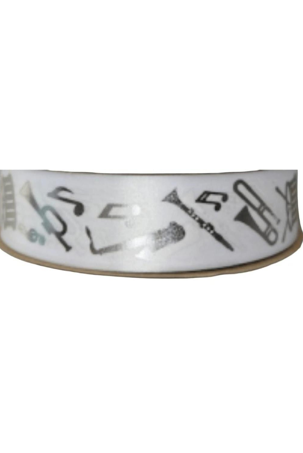 Shop For Band Imprint 9 Ribbon: White (100 Yards)