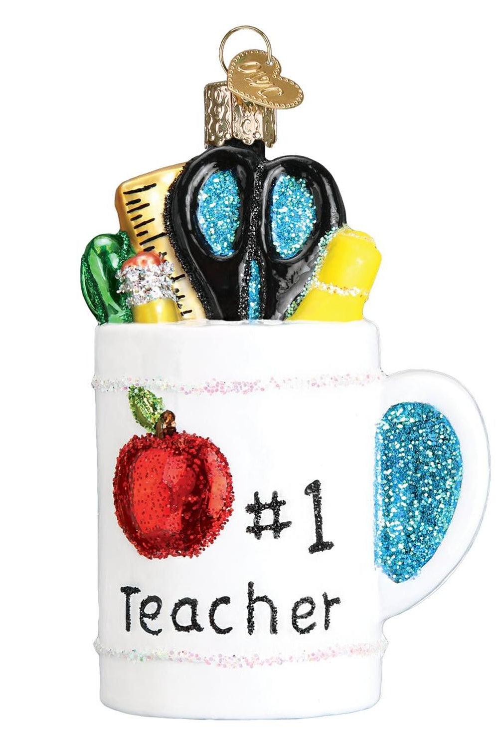Best Teacher Mug Ornament