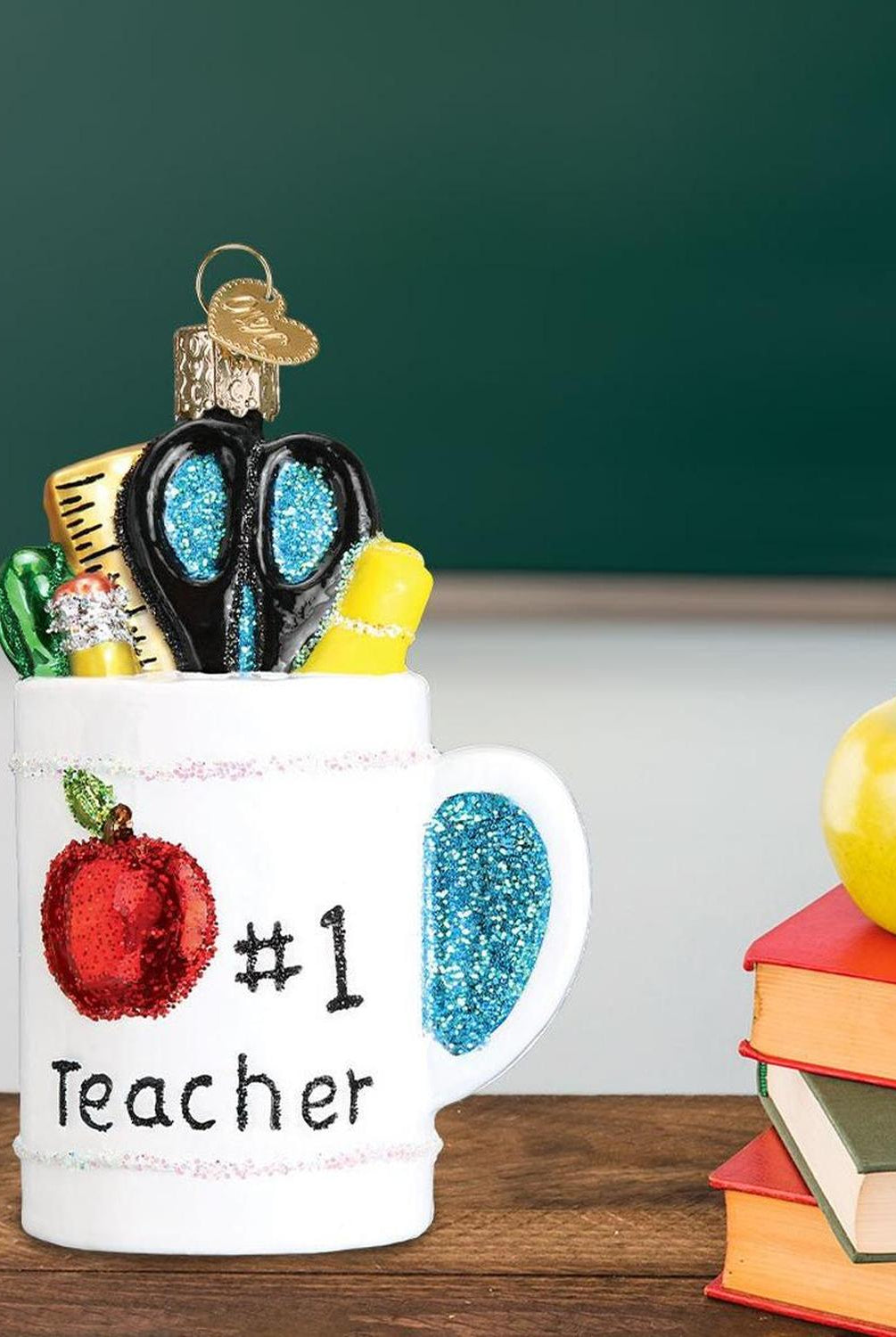 Best Teacher Mug Ornament