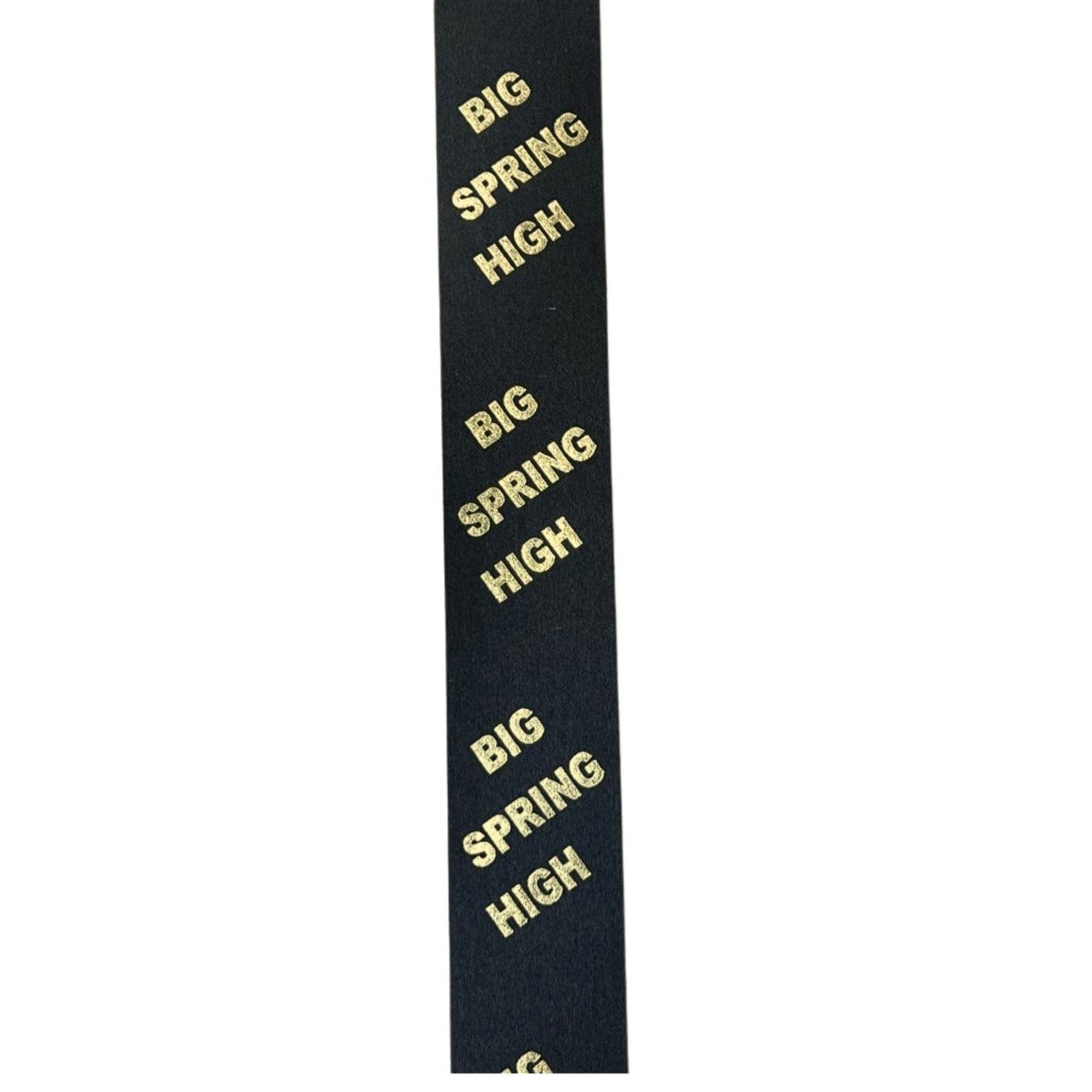 Shop For Big Springs Homecoming Ribbon: (Black/Gold), Size 9