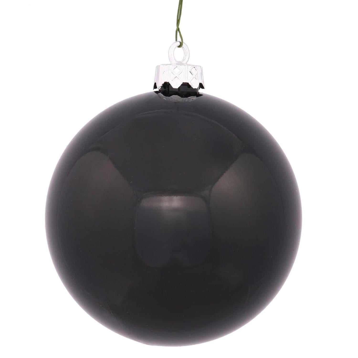 Black Christmas Ball Ornament Assortments (Set of 20)