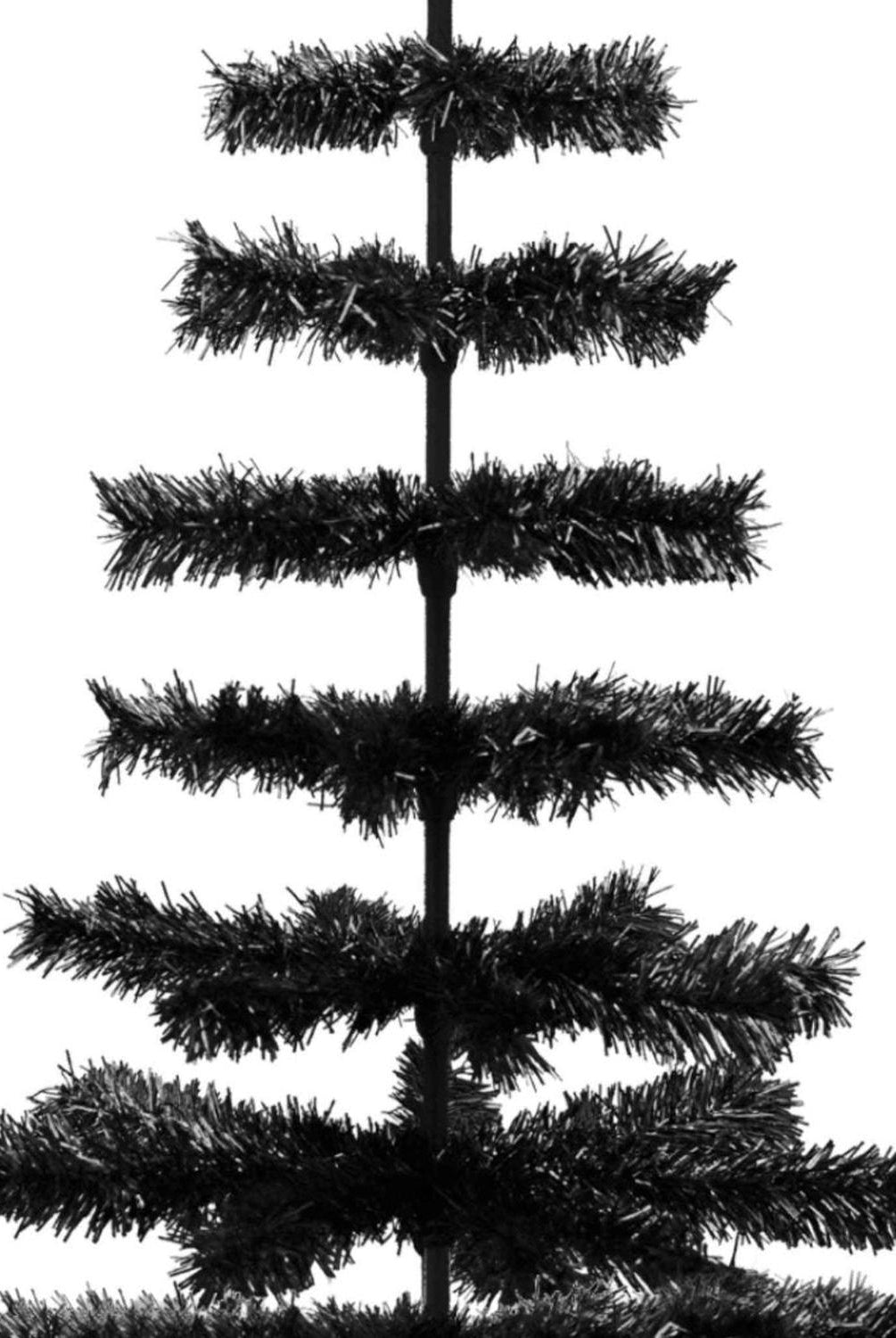 Shop For Black Tinsel Christmas Tree