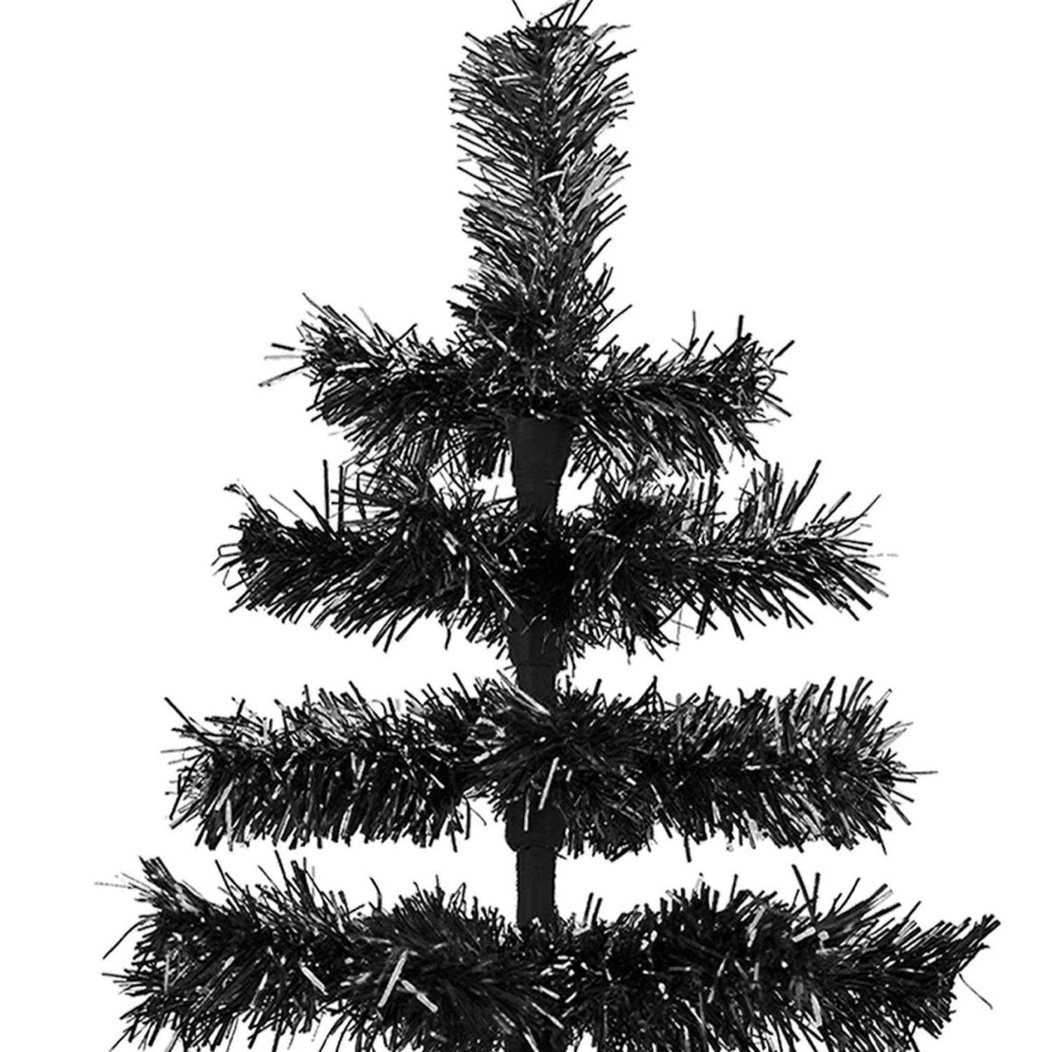 Shop For Black Tinsel Christmas Tree